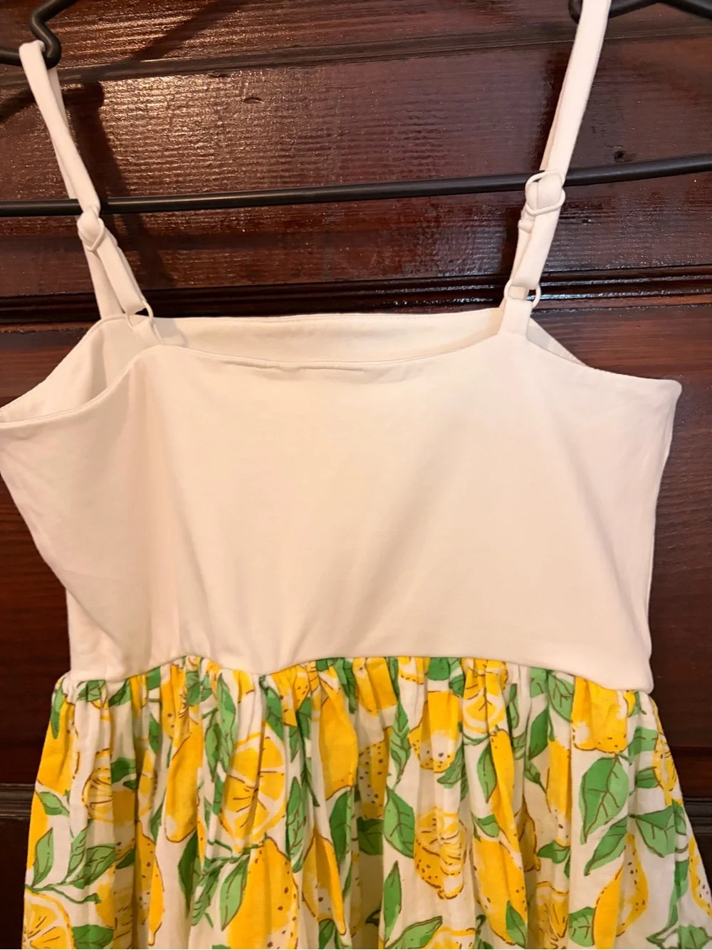 GAP White & Yellow Lemon-Print Girls Sundress